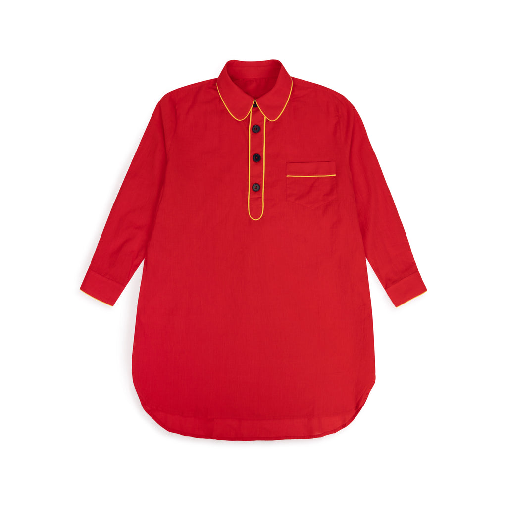 RED NIGHTSHIRT