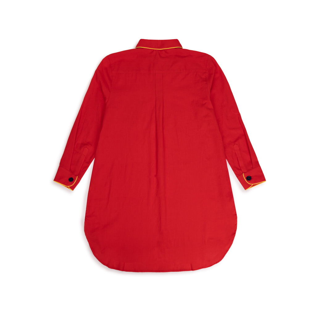 RED NIGHTSHIRT